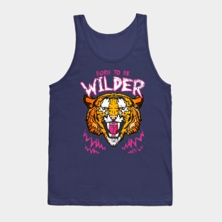 Retro Rock Tiger Tank Top